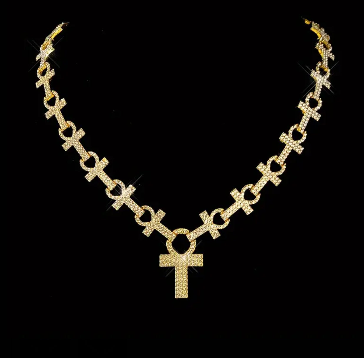 Eye of Horus Cross Necklace